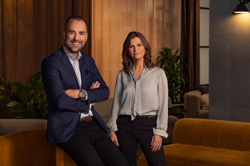 New Swedish Managing Director Erik Jönsson and Anna Averud